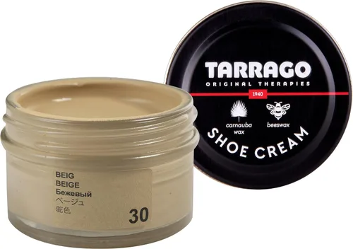 Vista 60 de Betún para zapatos Tarrago, de color plata brillante, 1.69 fl. Oz.