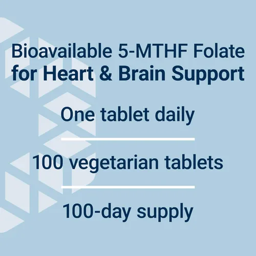 Vista 5 de Life Extension Folato optimizado - L-metilfolato - Apoyo al corazón y al cerebro, niveles saludables de homocisteína - Sin OMG, sin gluten