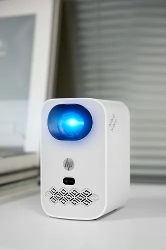 Vista 5 de HP proyector CC360, proyector inteligente FHD, proyector con wifi y bluetooth, proyección inalámbrica, enfoque automático, soporte 4K, Netflix