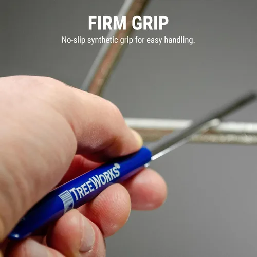 Vista 4 de TreeWorks Golpeador triangular, fabricado en Estados Unidos, acero inoxidable, accesorio profesional para instrumentos musicales de percusión