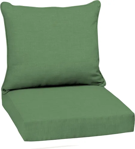 Vista 33 de Arden - Juego de cojines de asiento profundo para exteriores, 22x24, aguamarina