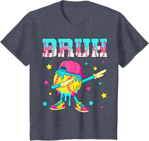 Vista 98 de Baseball Life Style 101 Apparel Youth Drip Baseball Boys Kid Camiseta