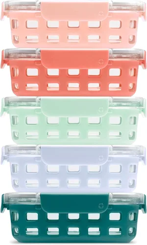 Vista 18 de Ello Duraglass Refresh - Recipientes de preparación de comidas de 3.4 tazas
