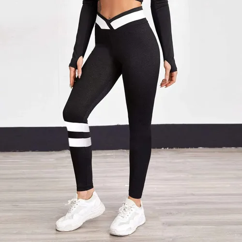 Vista 6 de MNBCCXC Pantalones de entrenamiento para mujer, atléticos, yoga, correr, deportes, pantalones de yoga, pantalones de yoga pequeños para mujer
