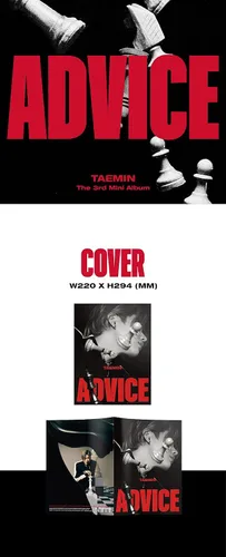 Vista 2 de SM Ent. Taemin Shinee - Consejo (3er Mini álbum) Álbum+Juego de tarjetas fotográficas adicionales (SMK1250)