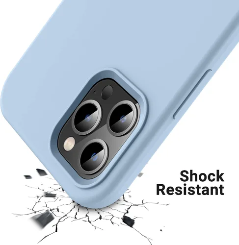 Vista 7 de [Usado] OTOFLY - Funda protectora compatible con iPhone 12 Pro Max de 6.7” (2020), serie Silky and Soft Touch, goma suave de silicona líquida