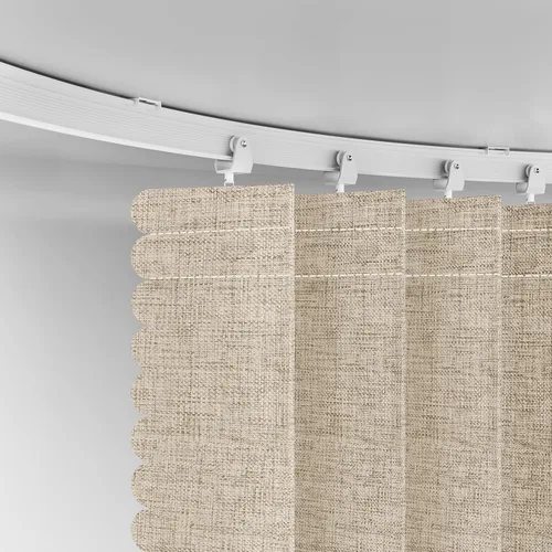 Vista 5 de Cortinas 100% opacas para puertas corredizas de cristal, cortinas extra anchas para puerta corrediza de patio, incluyen riel de cortina de techo
