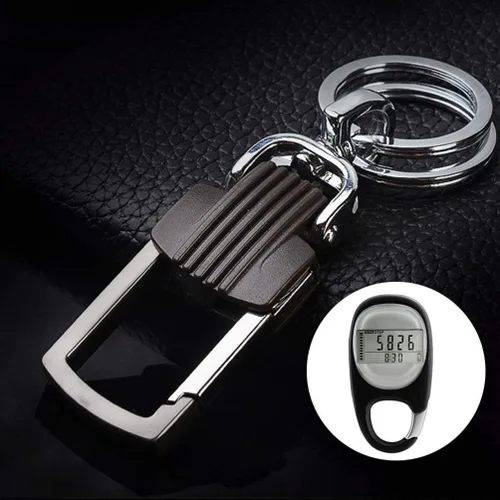 Vista 9 de BESPORTBLE Podómetro digital 3D portátil con clip, contador de pasos simple para caminar, para hombres, mujeres, niños, pasos de pista y millas/km