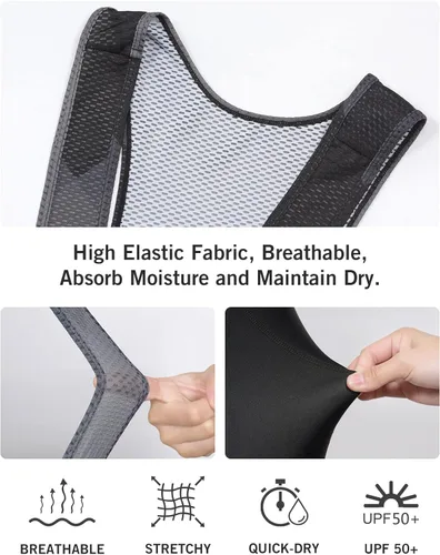 Vista 3 de BALEAF Pantalones cortos de ciclismo para hombre, 4D, acolchados, para ciclismo, ciclismo, ciclismo, bicicleta, bolsillos de gel, UPF50+