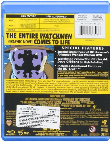 Vista 2 de Watchmen The Complete Motion Comic (+ BD-Live) Blu-ray