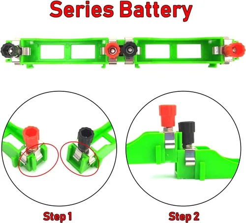 Vista 7 de EUDAX Kit de modelo de experimento de física DIY Materiales electromagnéticos Electroimán y circuito de descubrimiento de electricidad básica