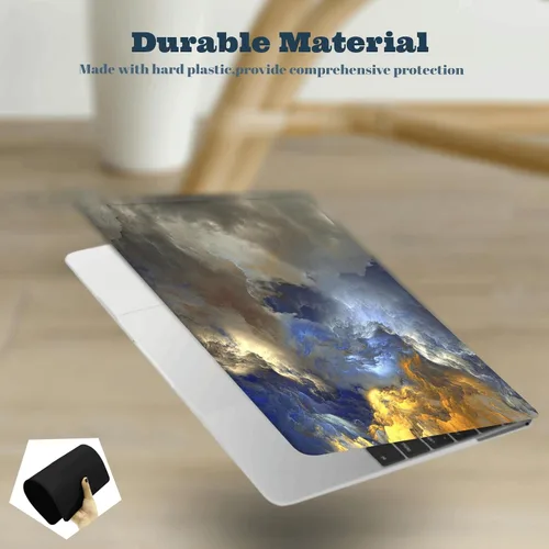 Vista 63 de Carcasa para laptop MacBook Air de 11 pulgadas 2015 2014 2013 2012 2011 2010 versión modelo A1465 A1370, Air 11.6 pulgadas a presión funda rígida
