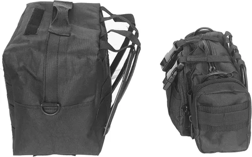Vista 8 de Hooke Road - Bolsas de almacenamiento para portón trasero Wrangler y kit organizador de carga trasera para Jeep JK Wrangler y Unlimited 2007-2018