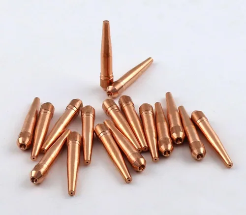 Vista 3 de WeldingCity Paquete de 10 puntas de contacto T-023 (0.023 pulgadas) compatibles con consumibles para pistola de soldadura Bernard Centerfire MIG