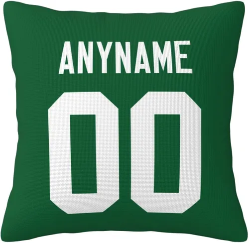 Vista 18 de Fundas de almohada de fútbol – Fundas de almohada personalizadas con cualquier nombre y número, regalo personalizado para hombres, mujeres y niños