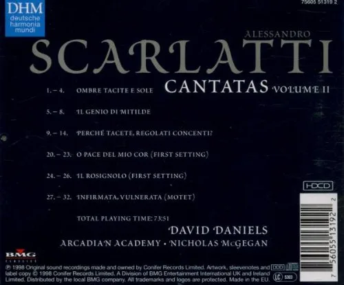 Vista 2 de Scarlatti Cantatas, Vol. 2
