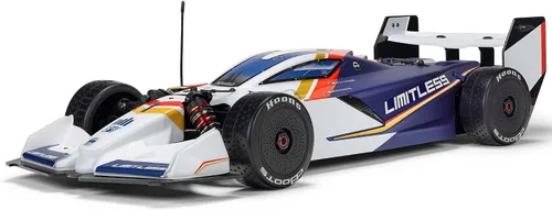 Vista 10 de ARRMA RC Race Car 1/7 Limitless 120 8S BLX Speed Machine RTR con AVC, Rojo/Negro, ARA7816T1