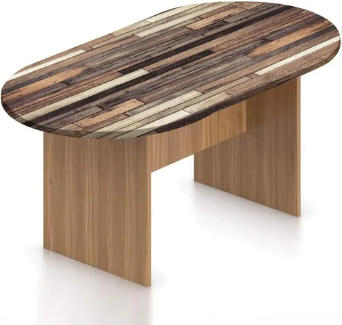 Vista 11 de Mantel ajustable ovalado de poliéster elástico para niños, planetas dibujados a mano, asteroides, constelaciones, monocromo, universo, estampado