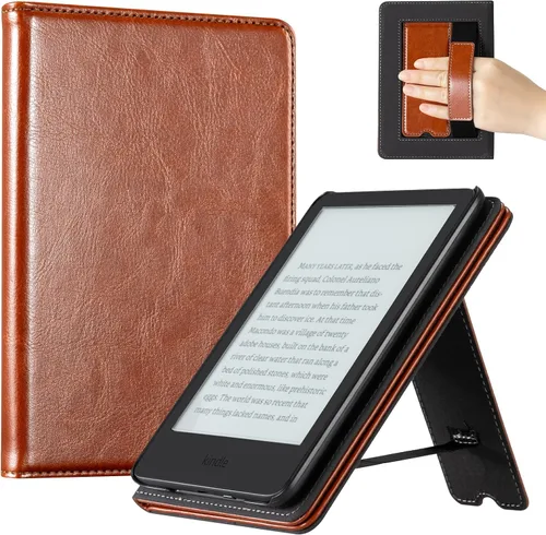 Vista 38 de CoBak Funda para todos los nuevos E-Reader de 6 pulgadas 2024 y 2022 (11 generación), funda inteligente de piel sintética, apagado y encendido