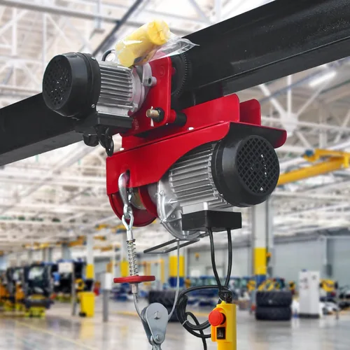 Vista 9 de BEAMNOVA Carretilla eléctrica de 1 tonelada 2204 libras para polipasto eléctrico, ajuste de 2.68-4.33 pulgadas I-Beam, para PA600 PA700 PA800 PA900