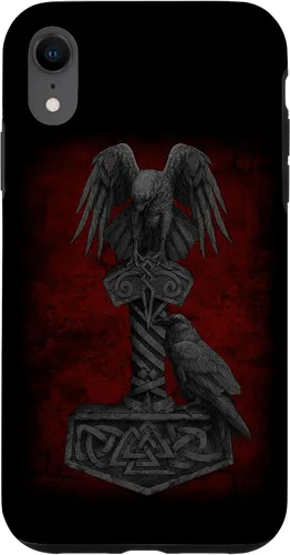 Vista 25 de Funda para iPhone 17 de Mjolnir Odín de la mitología vikinga nórdica de Thor