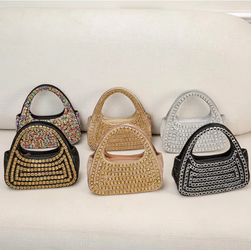 Vista 3 de BBTT.ful Bolsos de noche con diamantes de imitación para mujer (varios colores)