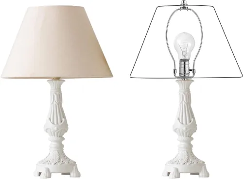 Vista 2 de 2 soportes de arpa de 7 pulgadas para lámpara desmontable, accesorios de iluminación de bricolaje resistentes para lámparas de pie y remates
