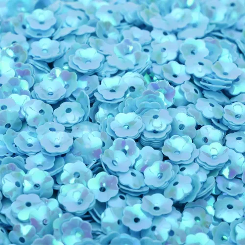 Vista 14 de 4000 piezas de lentejuelas sueltas a granel de 6 mm, lentejuelas iridiscentes redondas, lentejuelas para bordado, lentejuelas para manualidades