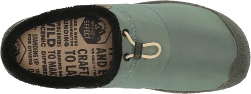 Vista 5 de KEEN Pantuflas Howser 3 Slide cómodas y duraderas para mujer, Bosque oscuroNegro