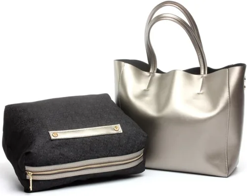Vista 4 de Covelin Bolso de mano para mujer, de piel suave, bolso de hombro