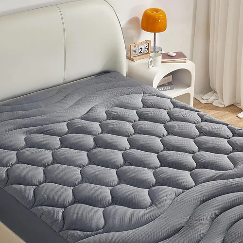 Vista 8 de Sonive Protector de colchón impermeable, protector de colchón individual con bolsillo profundo de hasta 21 pulgadas, protector de colchón ajustable