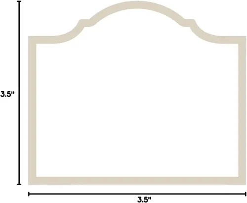Vista 3 de Caspari Tarjetas de lugar con nombre troqueladas en lino, 8 por paquete