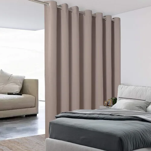 Vista 38 de BONZER Separadores de cortinas negras, cortinas opacas portátiles, panel de tratamiento de ventana de privacidad, cortinas con aislamiento térmico