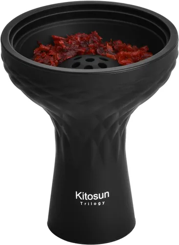 Vista 2 de Cuenco para cachimba – Cuenco de silicona para shisha, perfecto para trabajar como accesorios de fumar, kit de cachimba duradero para shisha