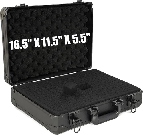 Vista 19 de Funda Protectora Rígida a Prueba de Golpes y Resistente al Agua con Inserción de Espuma Personalizada DIY para Cámara, Laptops, etc, 12.2 X 12.2 X