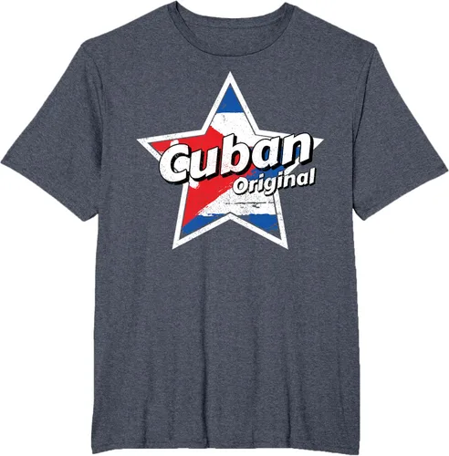 Vista 25 de Camisa Cubano Original Camisa Bandera de Cuba Camiseta Cubano, Negro