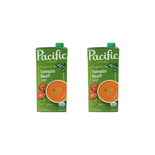 Vista 13 de Pacific Foods Sopa de tomate de jardín picante orgánica, cartón de 32 onzas