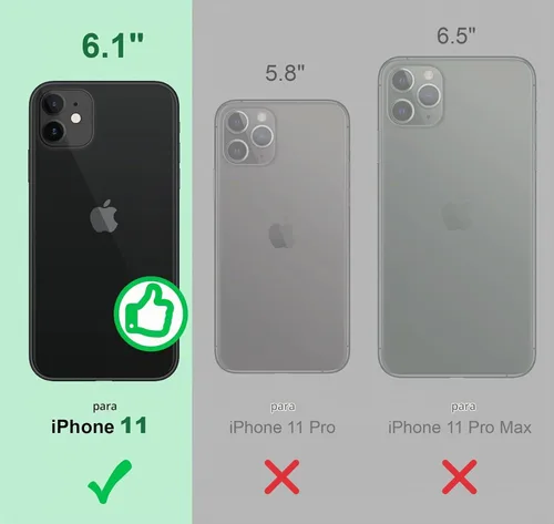 Vista 2 de Silverback Funda transparente diseñada para iPhone 11 con soporte de anillo