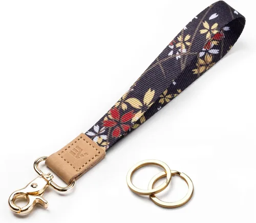 Vista 39 de EcoVision - Llaveros lindos con correa para llaves, llavero de muñeca para mujer, correa de insignia con 2 argollas para llaves