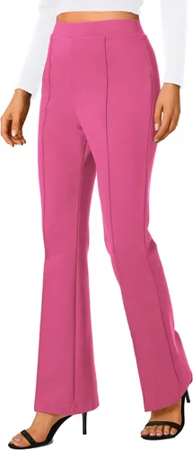 Vista 30 de Urban CoCo Pantalones de trabajo elásticos con corte de bota, pantalones de yoga pequeños para oficina casual