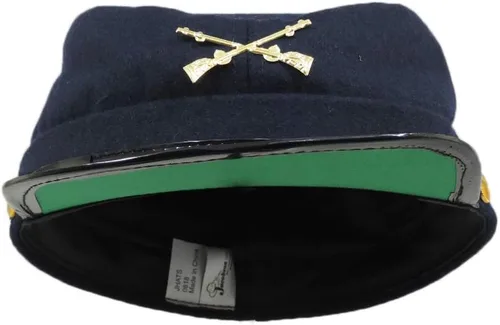 Vista 3 de 100% Lana Civil War Union Kepi Replica Sombrero S/M