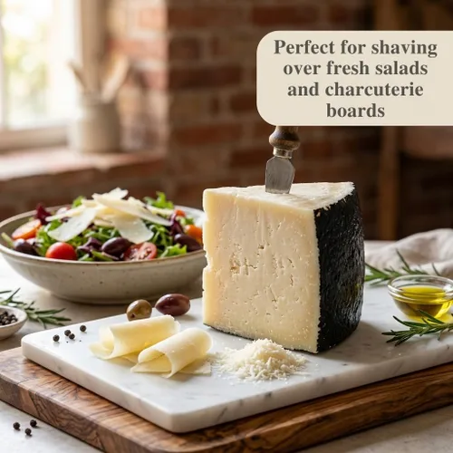 Vista 3 de Queso italiano Pecorino Romano D.O.P. de Alma Gourmet - 4.5 libras a 5 libras aprox.