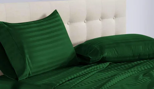 Vista 52 de Epic Cotton 100% algodón egipcio, juego de sábanas de 4 piezas de cama de agua sin adjuntar de 1000 hilos, tamaño Queen, bolsillo profundo de 15