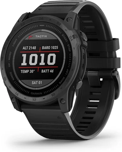 Vista 10 de Garmin tactix 7, Edición Pro, Reloj GPS táctico de construcción robusta con capacidades de carga solar y correa de nylon