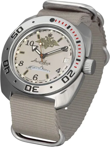 Vista 2 de VOSTOK Amphibian 120 - Reloj de pulsera militar ruso automático 120392 Casual