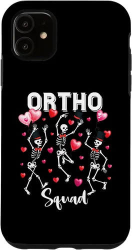 Vista 5 de Funda para iPhone 15 Dancing Skeketon Ortho Squad Orthopedic para el día de San Valentín