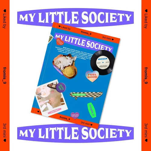 Vista 2 de stone music fromis_9 - My Little Society Album+Juego de tarjetas de fotos adicionales (Mi cuenta ver.)