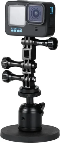 Vista 7 de HSU Brazo de extensión de aluminio para GoPro Hero 13/12, montaje de juntas Negro