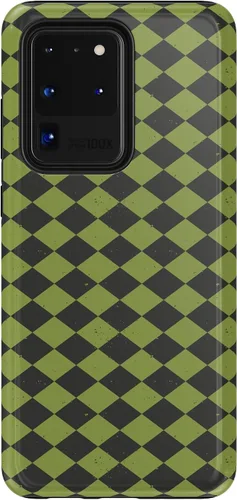 Vista 417 de Casely Funda para Galaxy S9 Postura de cadáver Yoga de esqueleto Diseño protector delgado esencial de doble capa