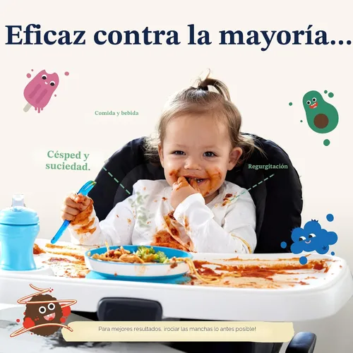 Vista 2 de Miss Mouth's Messy Eater - Tratamiento de manchas - Spray de 16 oz y bolsa de repuesto de 16 oz